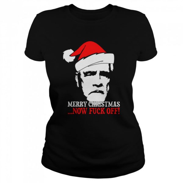 Santa Logan Roy Merry Christmas Now Fuck Off Shirt