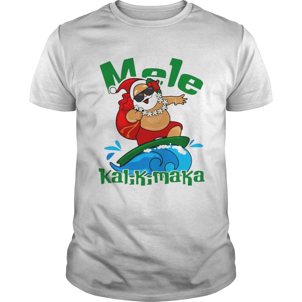 Santa Mele Kalikimaka Christmas shirt Santa Mele Kalikimaka Christmas shirt
