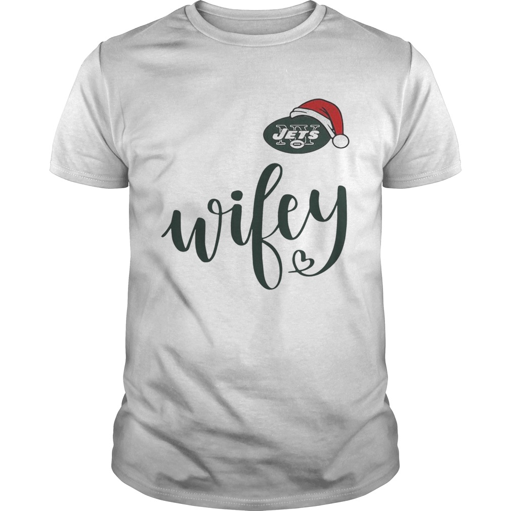 Santa New York Jets wifey Christmas shirt Santa New York Jets wifey Christmas shirt