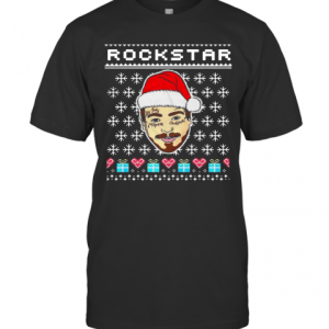 Santa Post Malone Rockstar Ugly Christmas Sweater T-Shirt