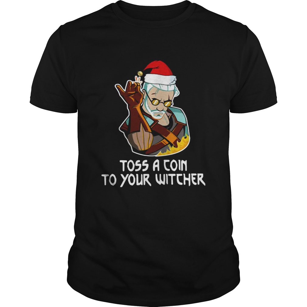 Santa Salt Bae Toss A Coin To Your Witcher Christmas shirt Santa Salt Bae Toss A Coin To Your Witcher Christmas shirt