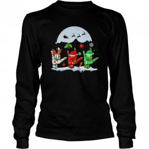 Santa Sign Language Moon Merry Christmas shirt 3