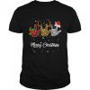Santa Sign Language Reindeer Merry Christmas shirt