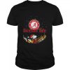 Santa Snoopy and Woodstock Alabama Crimson Tide 2021 Christmas shirt