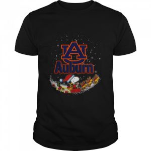 Santa Snoopy and Woodstock Auburn Tigers 2021 Christmas shirt