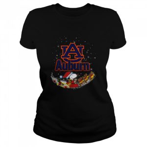 Santa Snoopy and Woodstock Auburn Tigers 2021 Christmas shirt