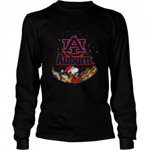 Santa Snoopy and Woodstock Auburn Tigers 2021 Christmas shirt 3