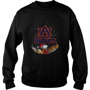 Santa Snoopy and Woodstock Auburn Tigers 2021 Christmas shirt 4