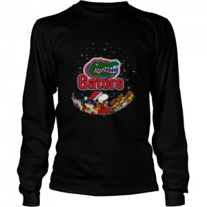 Santa Snoopy and Woodstock Florida Gators 2021 Christmas tshirt 3