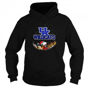 Santa Snoopy and Woodstock Kentucky Wildcats 2021 Christmas tshirt 5
