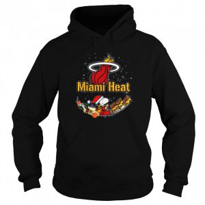 Santa Snoopy and Woodstock Miami Heat 2021 Christmas tshirt 5