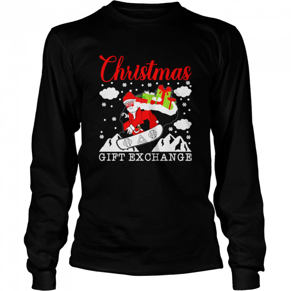 Santa Snowboarding Christmas Snowboarder Xmas Winter Sports Shirt Santa Snowboarding Christmas Snowboarder Xmas Winter Sports Shirt