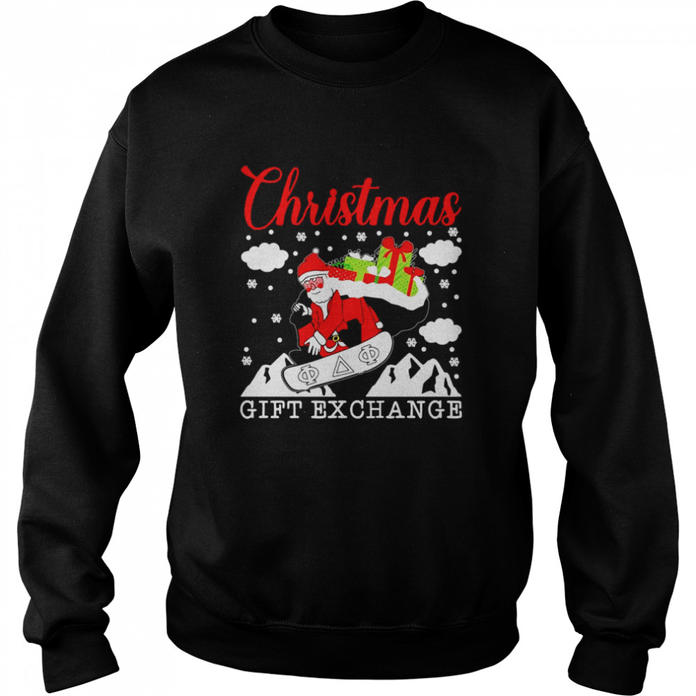 Santa Snowboarding Christmas Snowboarder Xmas Winter Sports Shirt Santa Snowboarding Christmas Snowboarder Xmas Winter Sports Shirt