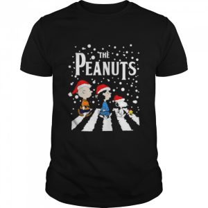 Santa The Peanuts Abbey Road Christmas shirt