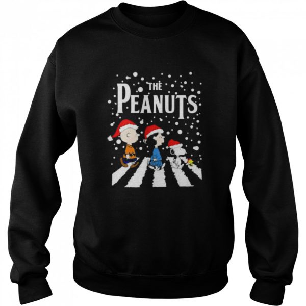 Santa The Peanuts Abbey Road Christmas shirt