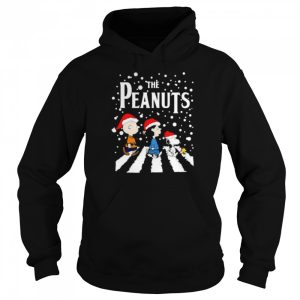 Santa The Peanuts Abbey Road Christmas shirt 5