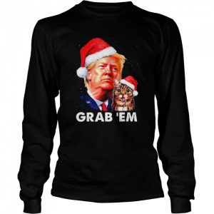 Santa Trump Cat Grab 'Em Merry Christmas 2022 shirt 3