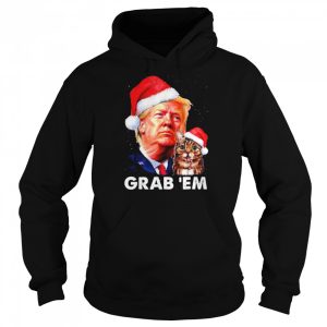 Santa Trump Cat Grab 'Em Merry Christmas 2022 shirt 5
