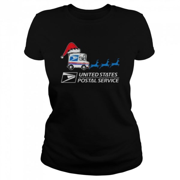 Santa United States Postal Service Christmas shirt