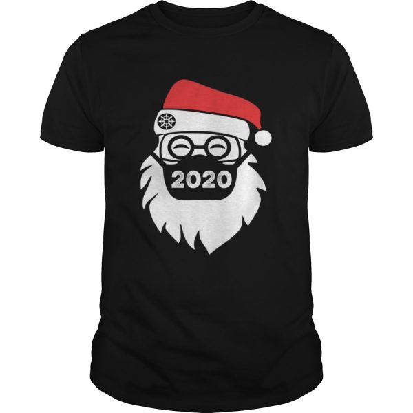 Santa Wearing Mask 2020 Christmas shirt