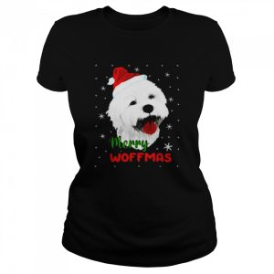 Santa White Terrier Merry Woofmas Christmas shirt