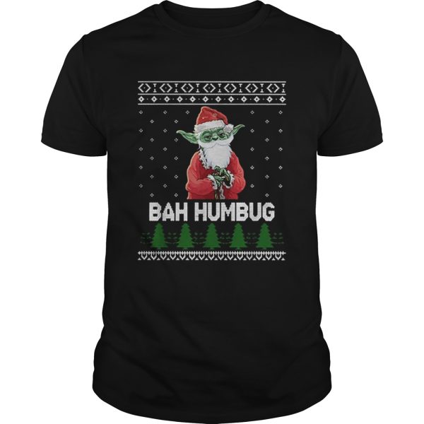 Santa Yoda Bah Humbug Christmas ugly shirt