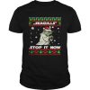 Santa Yoda Seagulls stop it now Christmas shirt