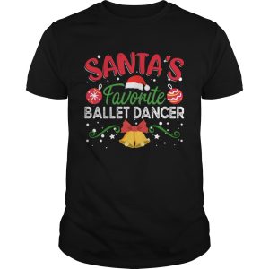Santas Favorite Ballet Dancer Christmas shirt