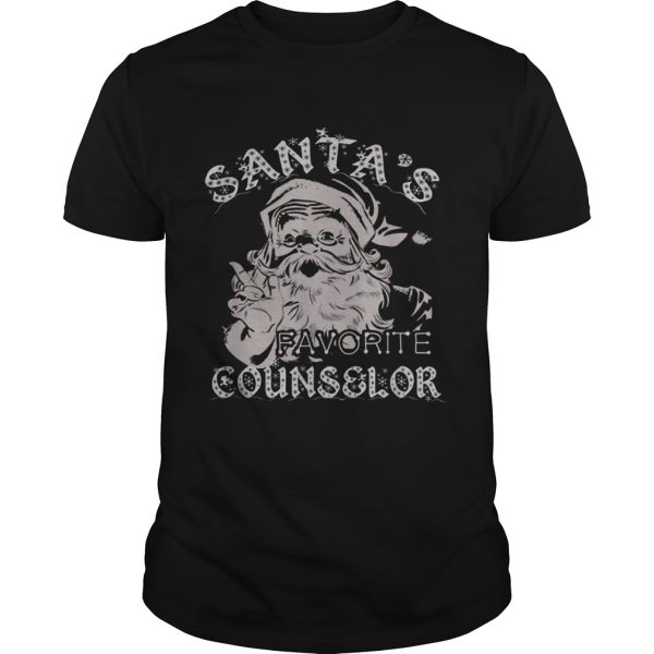 Santas Favorite Counselor Christmas shirt