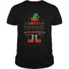 Santas Favorite Dog Groomer Merry Christmas shirt
