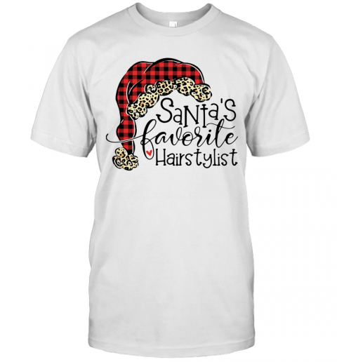Santa's Favorite Hair Stylist T-Shirt Santa's Favorite Hair Stylist T-Shirt