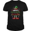 Santa’s Favorite Waitress ELF Christmas shirt
