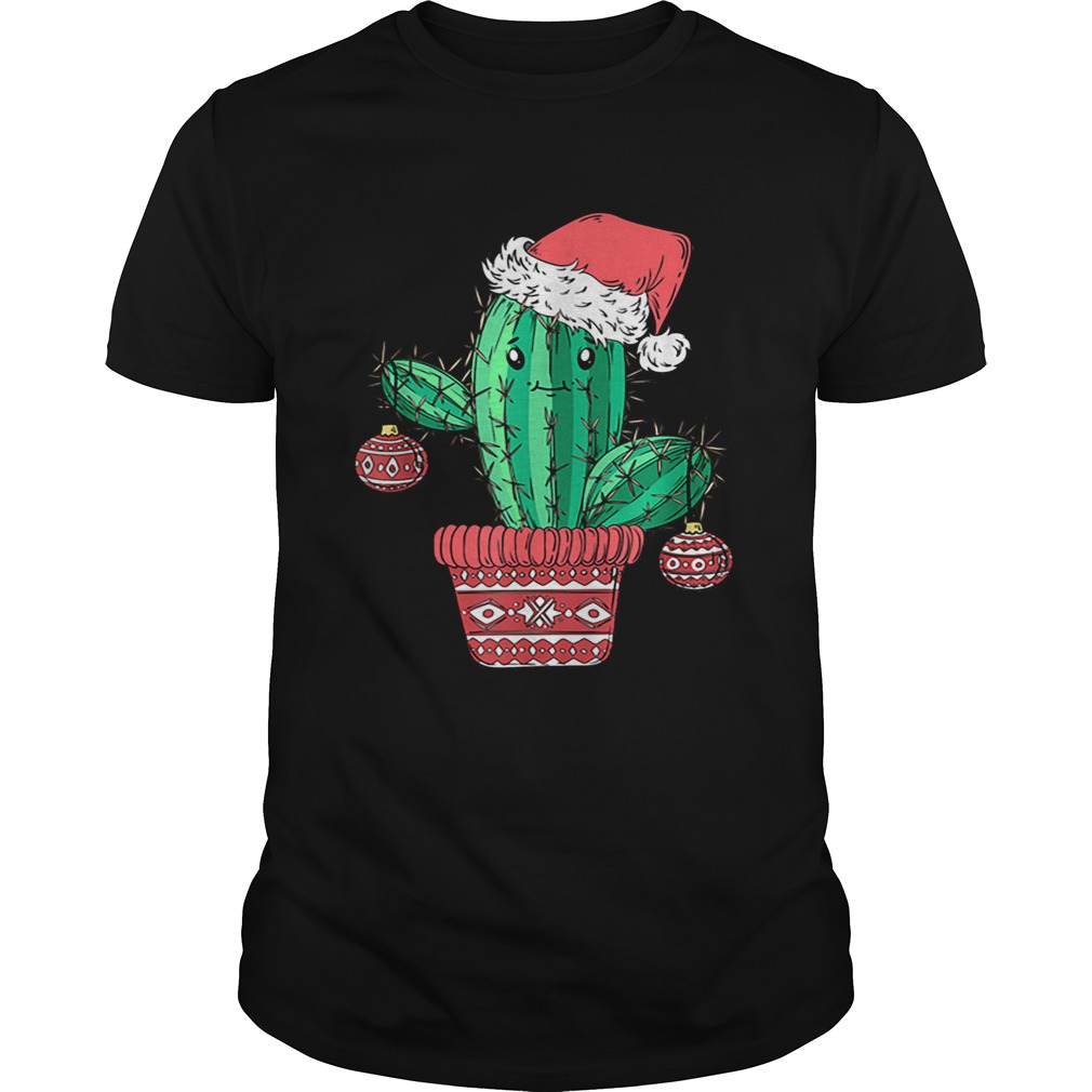 Santas Hat Cactus Sweater Tee Christmas Party Xmas Holidays shirt Santas Hat Cactus Sweater Tee Christmas Party Xmas Holidays shirt