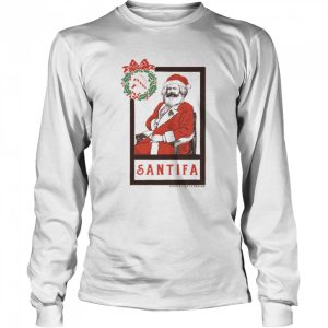 Santifa Funny Santa Art Christmas shirt 3