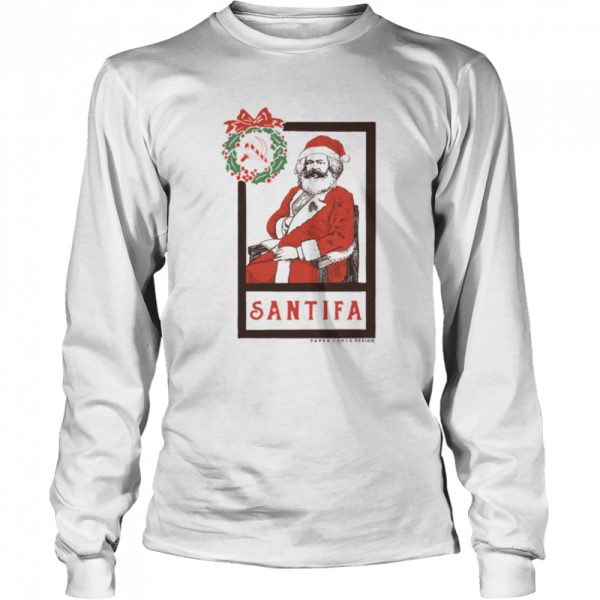 Santifa Funny Santa Art Christmas shirt