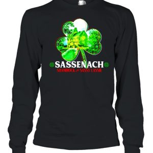 Sassenach shamrock and sassy lassie StPatricks day shirt 3