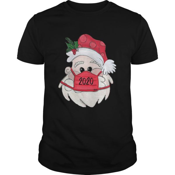 Satan Claus Face Mask 2020 Merry Christmas shirt