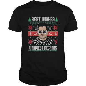 Schitts Creek Best Wishes Warmest Regards Ugly Christmas shirt