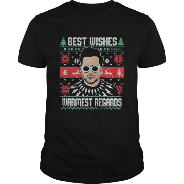 Schitts Creek Best Wishes Warmest Regards Ugly Christmas shirt