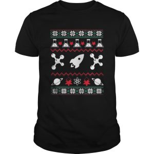 Science Christmas ugly t-shirt