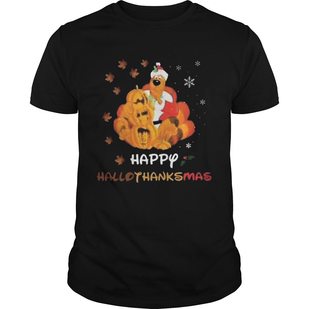 Scooby Doo Happy Hallothanksmas Christmas Halloween shirt Scooby Doo Happy Hallothanksmas Christmas Halloween shirt