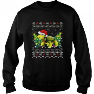 Sea Turtle Animal Matching Ugly Turtle Christmas Shirt 4
