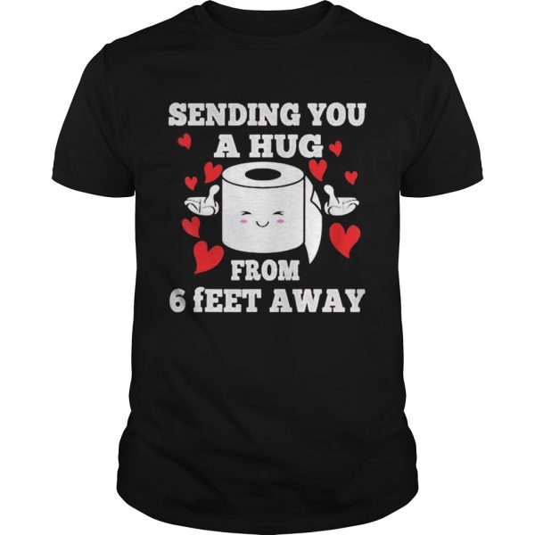 Sending You A Hug From 6 Ft Away Christmas Social Distancing shirt