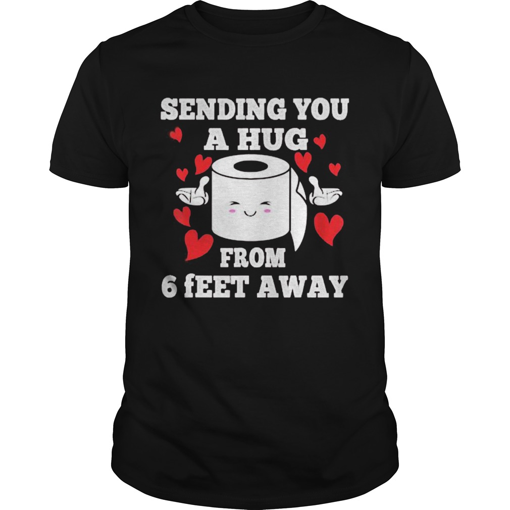 Sending You A Hug From 6 Ft Away Christmas Social Distancing shirt Sending You A Hug From 6 Ft Away Christmas Social Distancing shirt