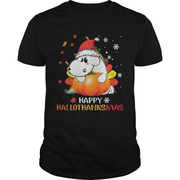 Senior Pumpkin Happy Hallothanksmas shirt
