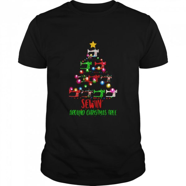 Sewing Around Christmas Tree shirt