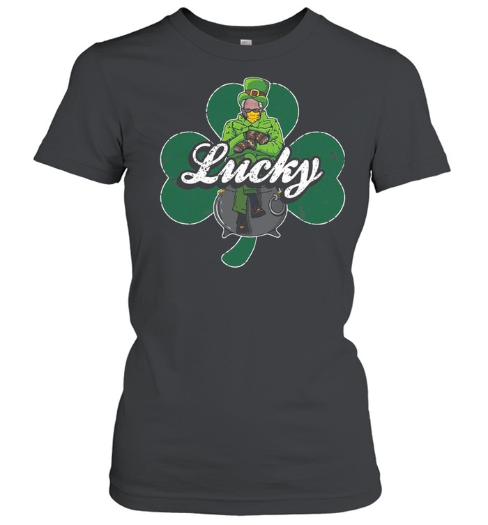 Shamrock Lucky leprechaun Bernie Sanders Smitten Mittens shirt Shamrock Lucky leprechaun Bernie Sanders Smitten Mittens shirt
