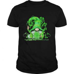 Shamrock V Sign Gnome Patrick’s Day Shirt
