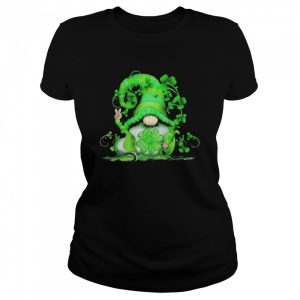 Shamrock V Sign Gnome Patrick’s Day Shirt