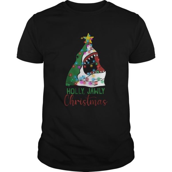 Shark Holly Jawly Christmas shirt